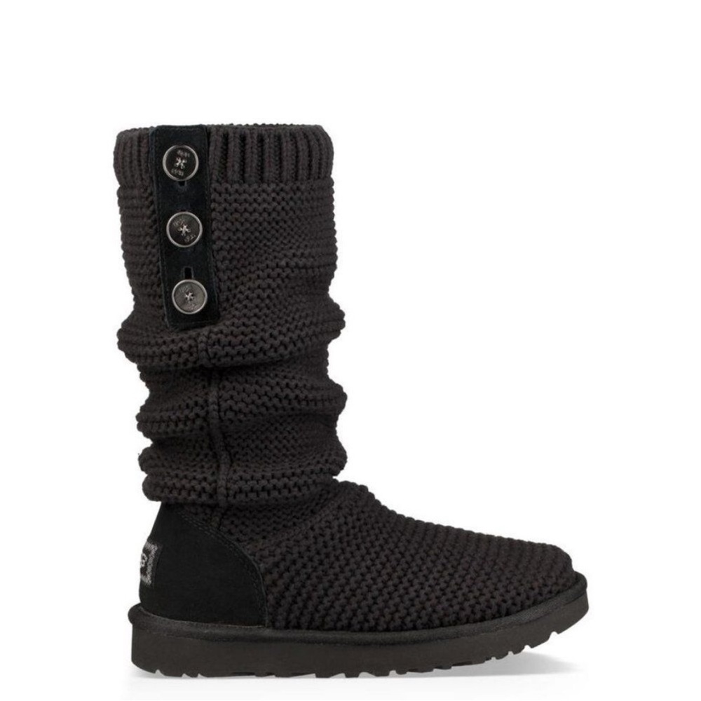 UGG Purl Cardy Knit Boot with Metal Buttons - Picture 7 of 9